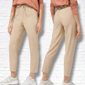 Lululemon Keep Moving Pant 7/8 High-Rise in Trench (Cream) Size 4